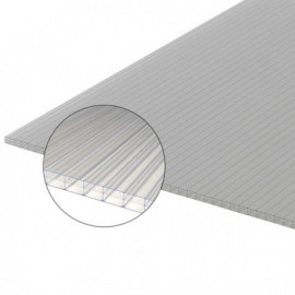 plaque de polycarbonate 4 mètres en 16 mm clair
